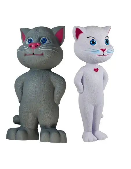 Set 2 jucarii interactive: pisicile Talking Tom + Talking