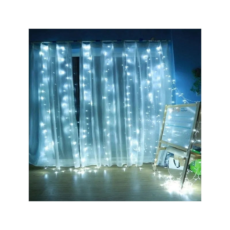 Instalatie tip perdea 3x2.8m, exterior-interior, 400 led