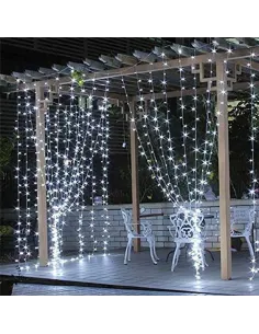 Instalatie tip perdea 3x2.8m, exterior-interior, 400 led