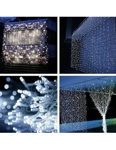 Instalatie tip perdea 3x2.8m, exterior-interior, 400 led 2