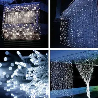 Instalatie tip perdea 3x2.8m, exterior-interior, 400 led