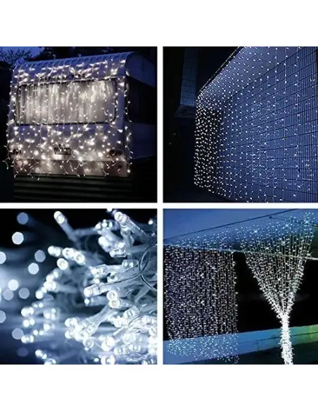 Instalatie tip perdea 3x2.8m, exterior-interior, 400 led