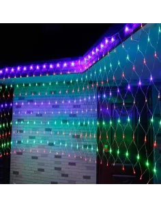 Instalatie tip plasa 2.3m X 2.3m, interconectabila, multicolora 2