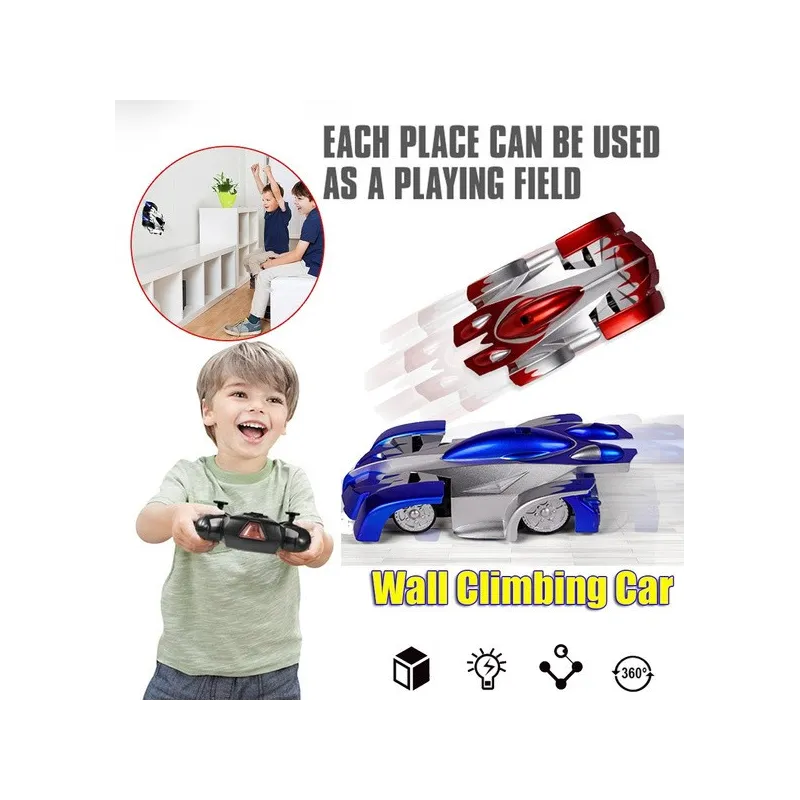 Masinuta care merge pe tavan Wall Climber red-mag.ro