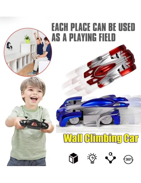 Masinuta care merge pe tavan Wall Climber red-mag.ro