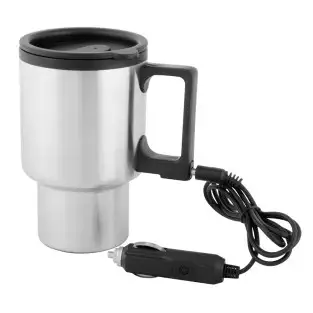 Cana termos auto cu adaptor pentru priza din masina 400 ml