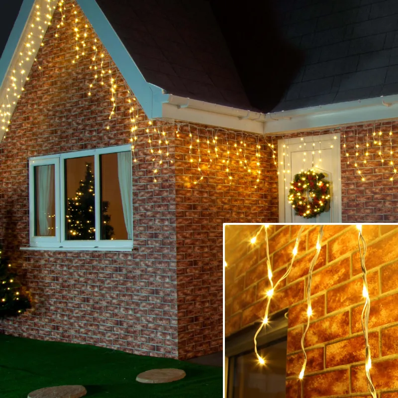 Instalatie premium Flippy de exterior, tip franjuri/ turturi cu