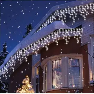 Pachet instalatii 16m, tip franjuri cu stelute 2