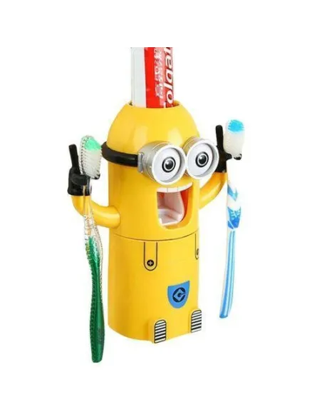 Dozator pasta de dinti cu suport pentru 2 periute, model