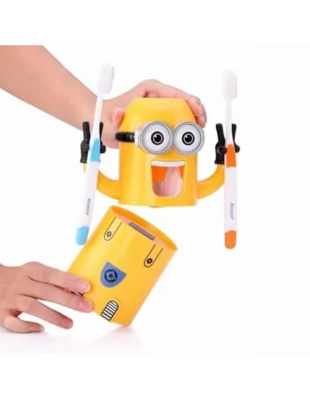 Set 2 dozatoare pentru pasta de dinti Minions red-mag.ro