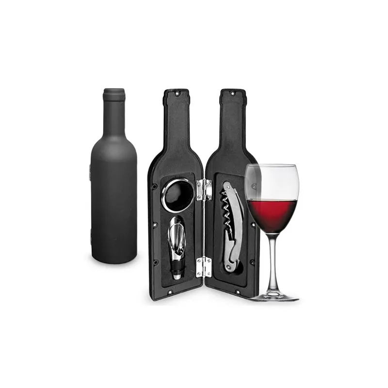 Set elegant de vin cu 3 accesorii red-mag.ro