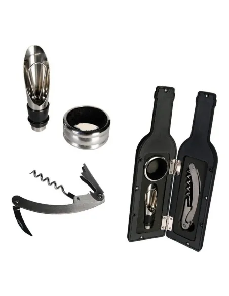 Set elegant de vin cu 3 accesorii red-mag.ro