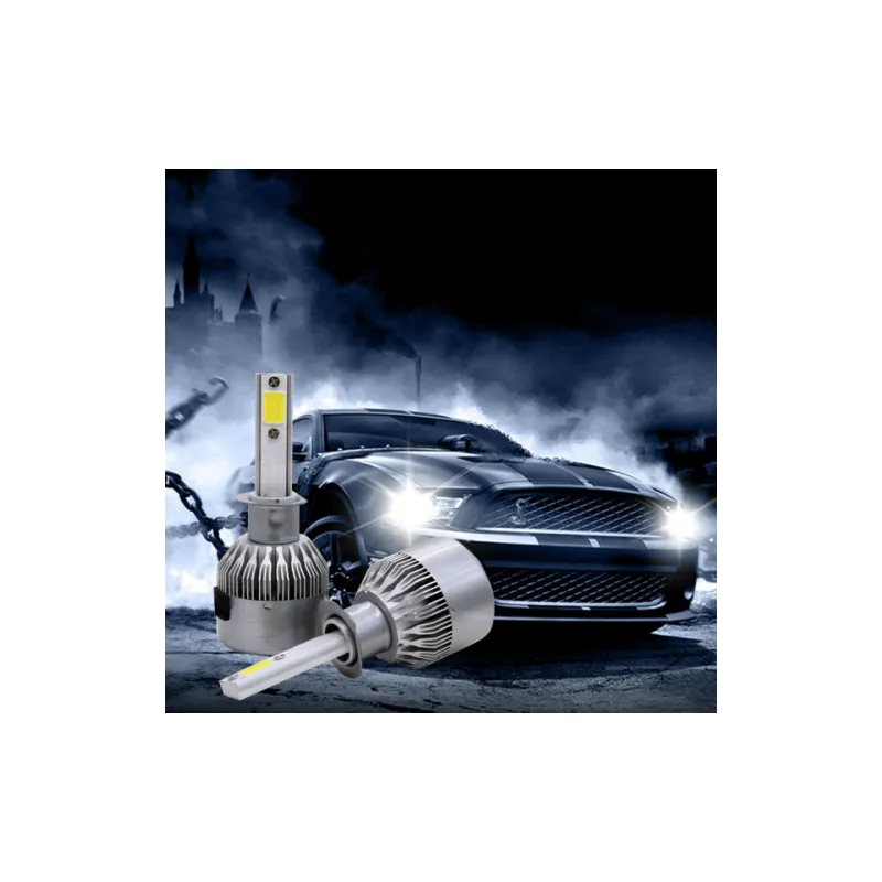 Set 2 becuri auto LED C6 H1 red-mag.ro