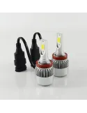 Set de 2 becuri COB C6 H8/H9/H11 red-mag.ro