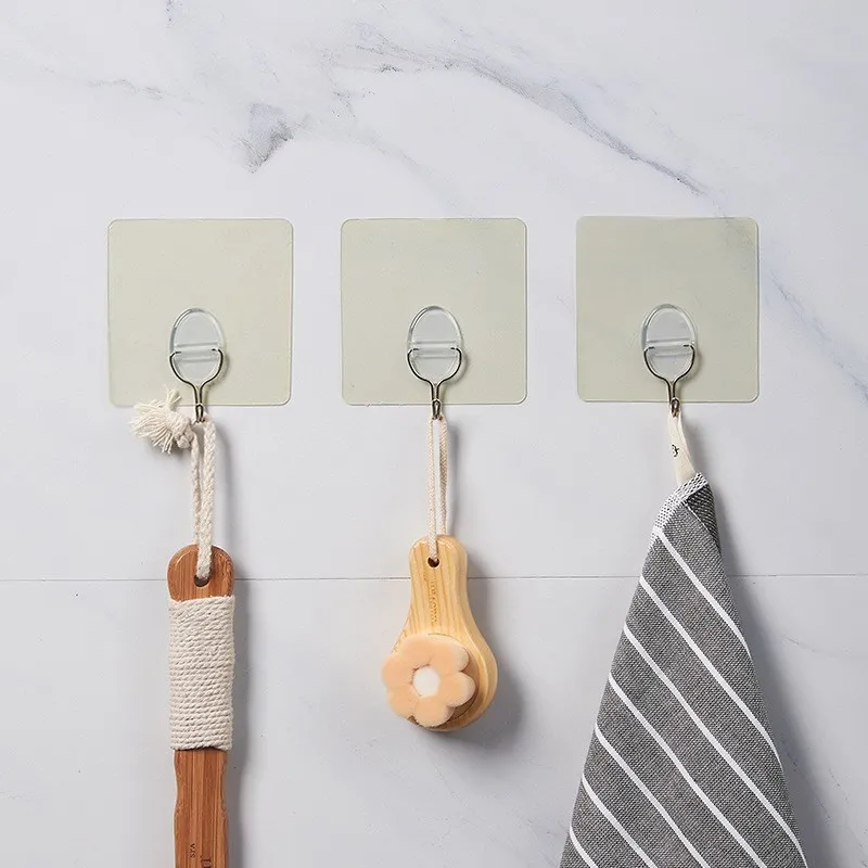 Pachet de 3 bucăți - Cârlige autoadeziv de perete red-mag.ro