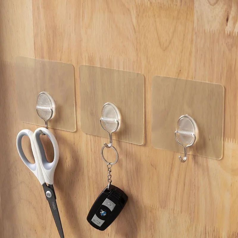 Pachet de 3 bucăți - Cârlige autoadeziv de perete red-mag.ro