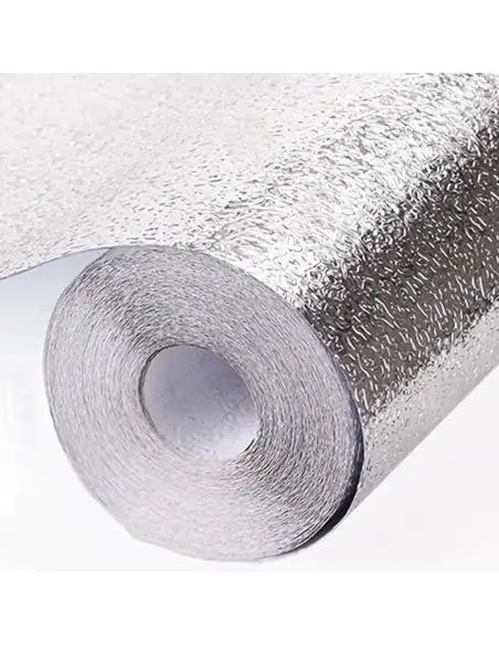 Folie de aluminiu autoadeziva bucatarie 60 x 300 cm red-mag.ro