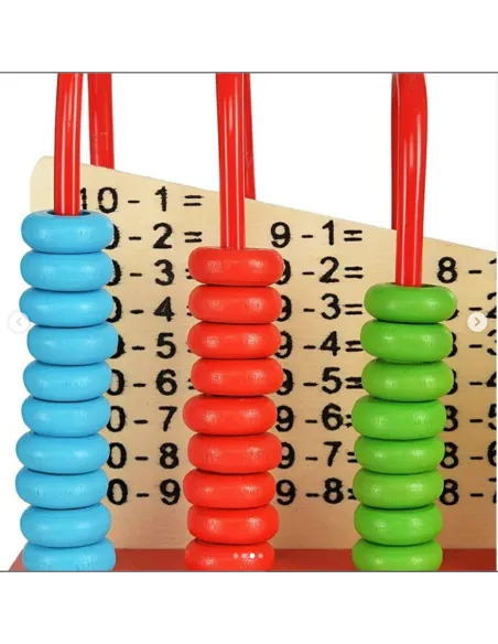 Numaratoare lemn 1+1 Calculation Shelf red-mag.ro