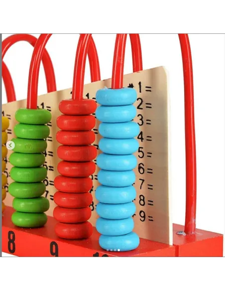 Numaratoare lemn 1+1 Calculation Shelf red-mag.ro