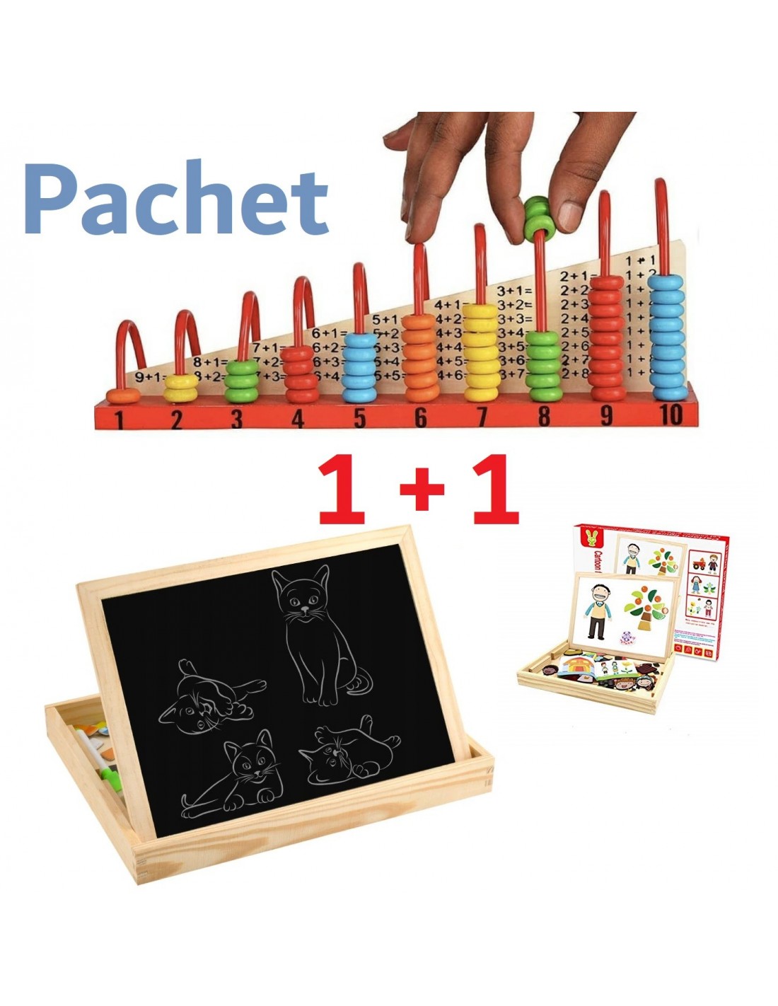 Puzzle tabla maganetica - Fructe