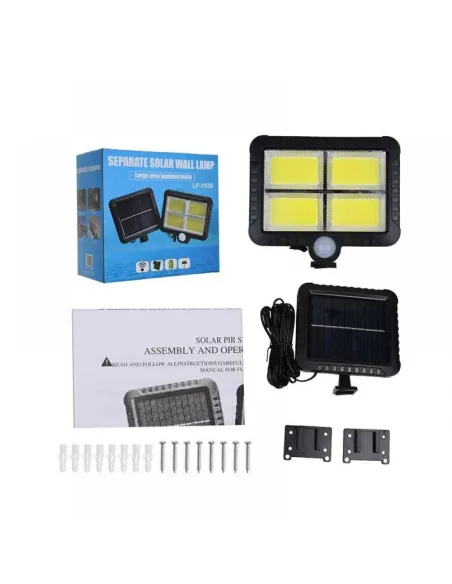 Lampa solara cu senzor de miscare si acumulator incorporat