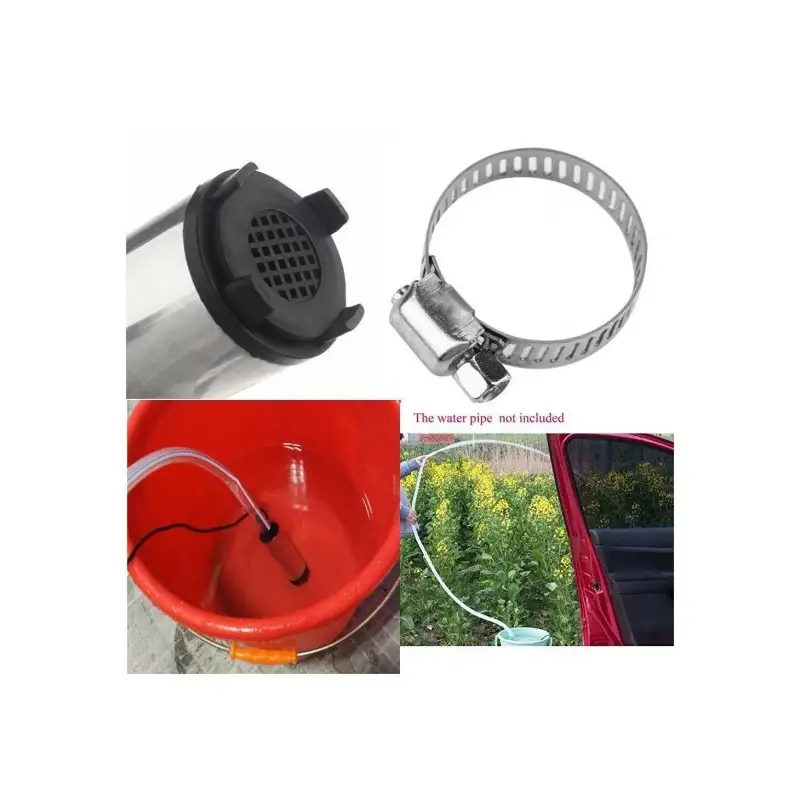 Pompa electrica auto submersibila 12V, 20 l/min, 52 mm