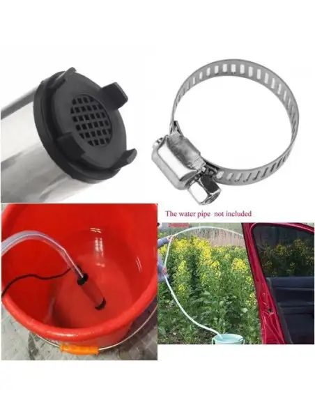 Pompa electrica auto submersibila 12V, 20 l/min, 52 mm