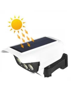 Camera falsa cu panou solar, 77 LED, senzor de miscare, JD 2