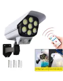 Camera falsa cu panou solar, 77 LED, senzor de miscare, JD