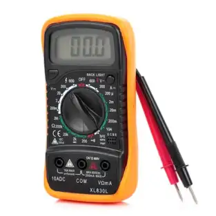 Multimetru digital XL830L prevazut cu carcasa antisoc red-mag.ro
