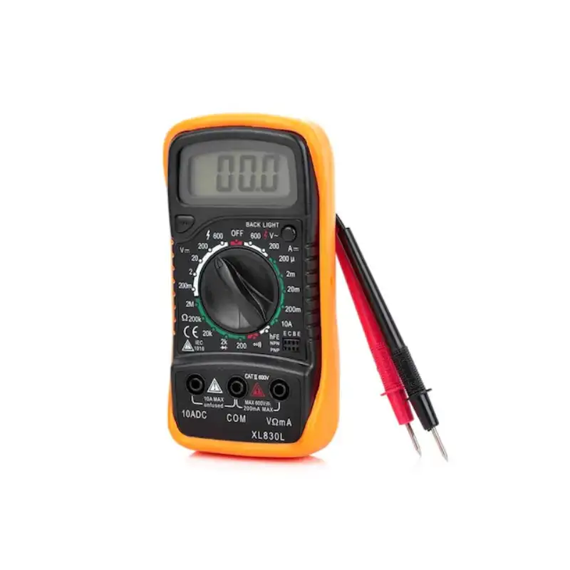 Multimetru digital XL830L prevazut cu carcasa antisoc red-mag.ro