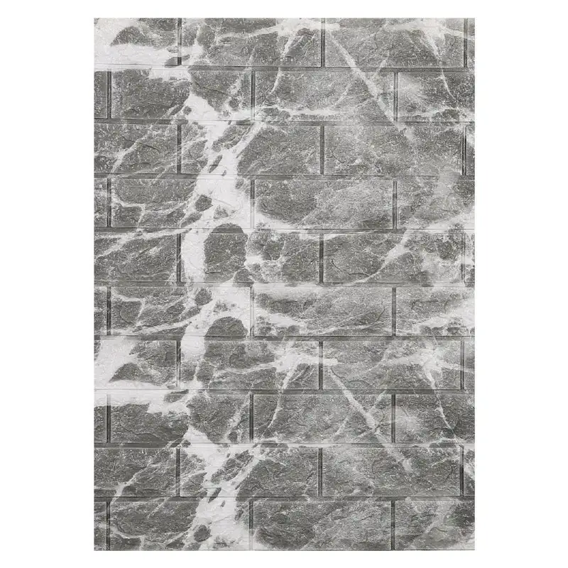 Tapet autoadeziv Marble, 77 x 70 cm, spuma moale 3D red-mag.ro