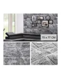 Tapet autoadeziv Marble, 77 x 70 cm, spuma moale 3D red-mag.ro