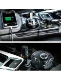Transmitator auto ElektroStator BX6, Bluetooth, FM, 2 x USB