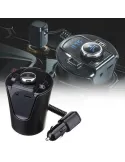 Transmitator auto ElektroStator BX6, Bluetooth, FM, 2 x USB