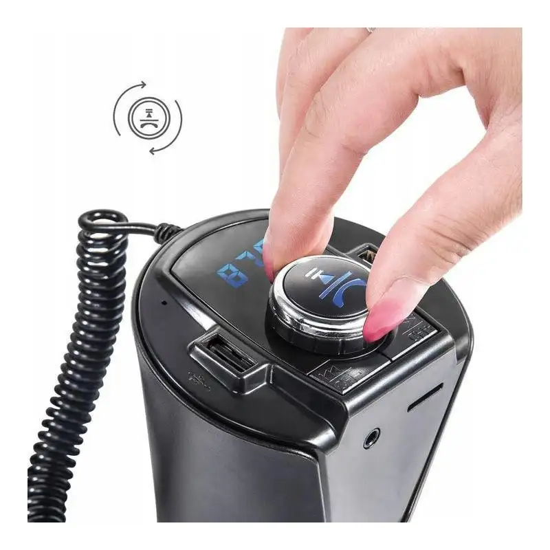 Transmitator auto ElektroStator BX6, Bluetooth, FM, 2 x USB