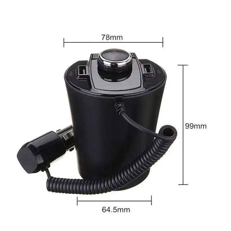 Transmitator auto ElektroStator BX6, Bluetooth, FM, 2 x USB