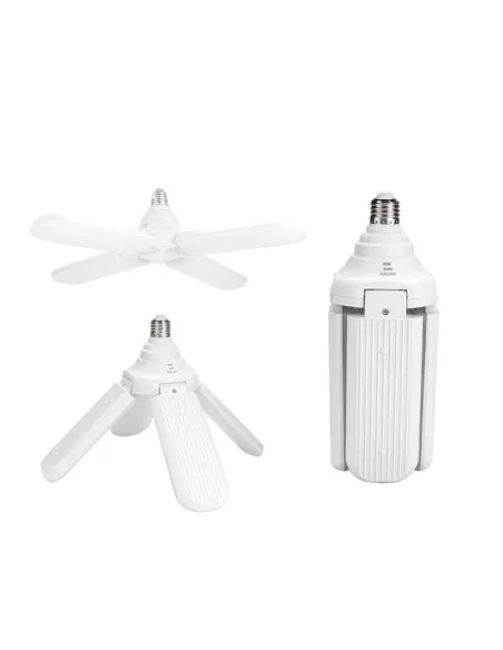 Bec lampa LED cu 4 brate mobile ajustabile, Fan Blade, E27