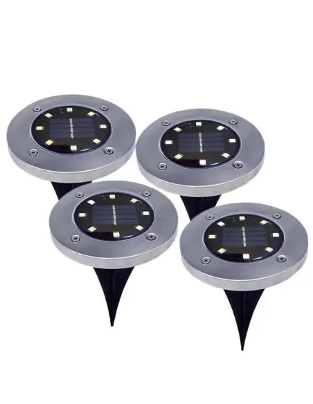 Set 4 Lampi decorative led cu incarcare solara Deco Garden