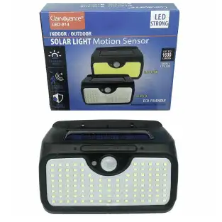 Lampa cu panou solar, 107 LED-uri si senzor de miscare