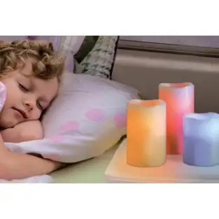 Set 3 lumanari ambientale RGB cu telecomanda red-mag.ro 2