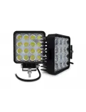 Set 2 proiectoare LED auto offroad 48W, 16 LED, 12V-24V