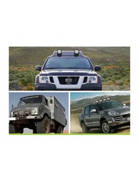 Set 2 proiectoare LED auto offroad 48W, 16 LED, 12V-24V
