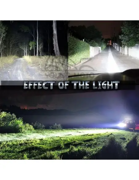 Set 2 proiectoare LED auto offroad 48W, 16 LED, 12V-24V