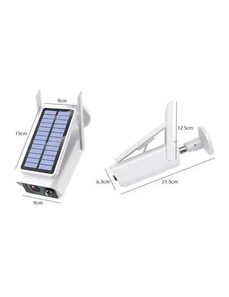 Camera de supraveghere IP Wireless HD cu panou solar red-mag.ro