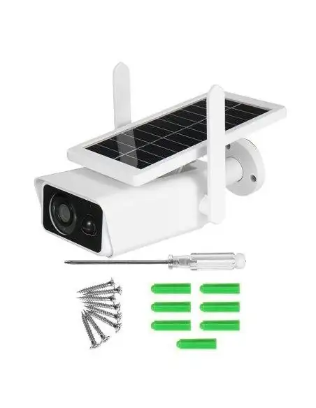 Camera de supraveghere IP Wireless HD cu panou solar red-mag.ro