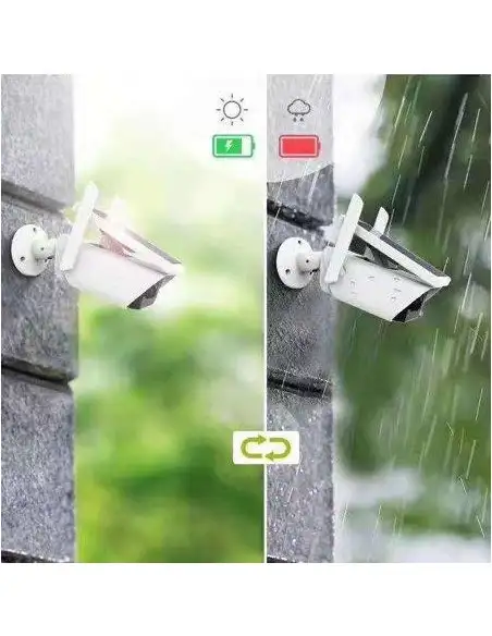 Camera de supraveghere IP Wireless HD cu panou solar red-mag.ro