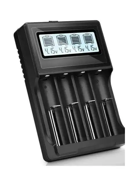 Incarcator digital 4 acumulatori lithium digital - LI-ION 18650