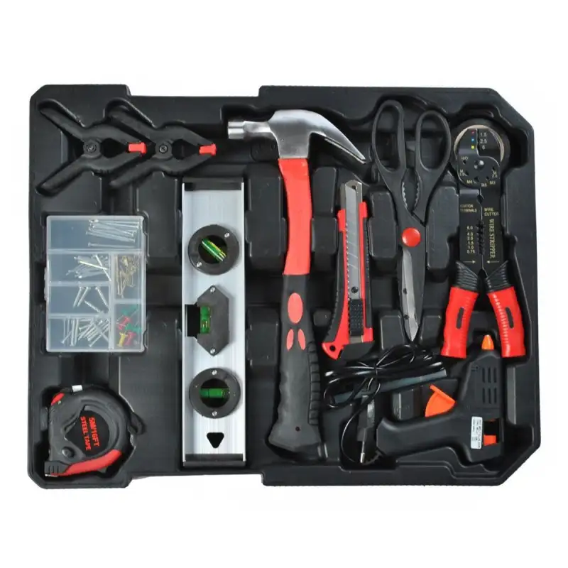 Trusa profesionala de scule cu 256 piese red-mag.ro