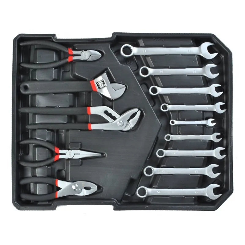 Trusa profesionala de scule cu 256 piese red-mag.ro